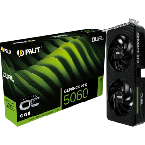 Відеокарта Palit GeForce RTX 5060 Dual OC 8GB (NE75060S19P1-GB2063D)