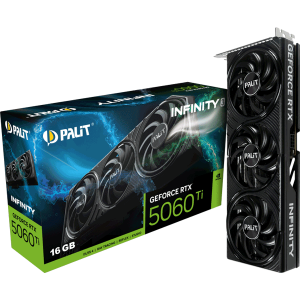 Відеокарта Palit GeForce RTX 5060 Ti Infinity 3 16GB (NE7506T019T1-GB2061S)