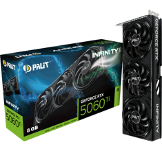 Відеокарта Palit GeForce RTX 5060 Ti Infinity 3 8GB (NE7506T019P1-GB2062S)