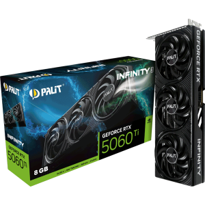 Відеокарта Palit GeForce RTX 5060 Ti Infinity 3 8GB (NE7506T019P1-GB2062S)