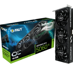 Відеокарта Palit GeForce RTX 5060 Ti Infinity 3 OC 16GB (NE7506TS19T1-GB2061S)
