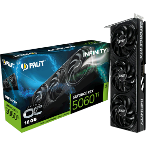 Відеокарта Palit GeForce RTX 5060 Ti Infinity 3 OC 16GB (NE7506TS19T1-GB2061S)