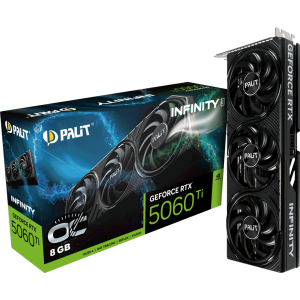 Відеокарта Palit GeForce RTX 5060 Ti Infinity 3 OC 8GB (NE7506TS19P1-GB2062S)