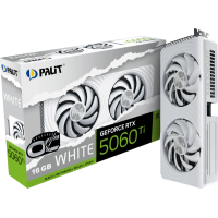Відеокарта Palit GeForce RTX 5060 Ti White OC 16GB (NE7506TU19T1-GB2061M)