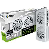 Відеокарта Palit GeForce RTX 5060 Ti White OC 8GB (NE7506TU19P1-GB2062M)
