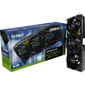 Відеокарта Palit GeForce RTX 5070 Ti GamingPro-S (NE7507T019T2-GB2031U)