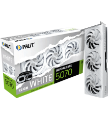 Відеокарта Palit GeForce RTX 5070 White OC (NE75070U19K9-GB2050W)
