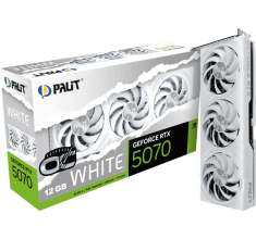 Відеокарта Palit GeForce RTX 5070 White OC (NE75070U19K9-GB2050W)