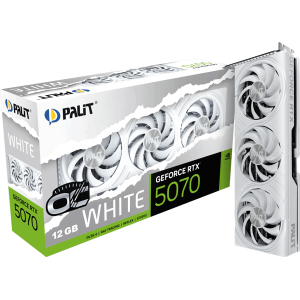 Відеокарта Palit GeForce RTX 5070 White OC (NE75070U19K9-GB2050W)