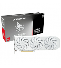 Видеокарта PowerColor Hellhound Spectral White AMD Radeon RX 9060 XT 16GB GDDR6 (RX9060XT 16G-L/OC/WHITE)
