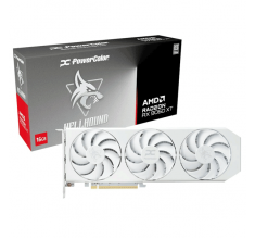 Видеокарта PowerColor Hellhound Spectral White AMD Radeon RX 9060 XT 16GB GDDR6 (RX9060XT 16G-L/OC/WHITE)