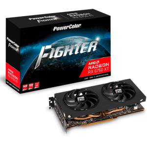 Відеокарта PowerColor Radeon RX 6750 XT Fighter (AXRX 6750 XT 12GBD6-3DH)