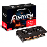 Відеокарта PowerColor Radeon RX 7600 XT 16GB Fighter (RX 7600 XT 16G-F)