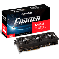 Відеокарта PowerColor Radeon RX 7700 XT 12GB Fighter (RX 7700 XT 12G-F/OC)