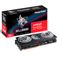 Відеокарта PowerColor Radeon RX 7700 XT 12GB Hellhound (RX 7700 XT 12G-L/OC)