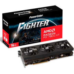 Відеокарта PowerColor Radeon RX 7800 XT 16GB Fighter (RX 7800 XT 16G-F/OC)