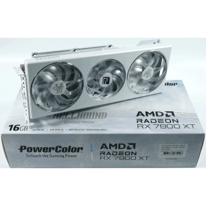 Відеокарта PowerColor Radeon RX 7800 XT 16GB Hellhound Spectral White (RX 7800 XT 16G-L/OC/WHITE)