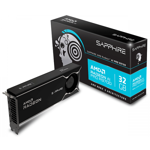Відеокарта Sapphire AMD RADEON AI PRO R9700 32GB (32358-01-20G) Відеокарта Sapphire AMD RADEON AI PRO R9700 32GB (32358-01-20G)