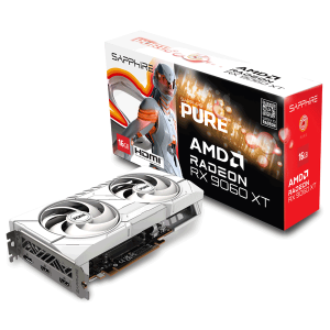 Видеокарта Sapphire PURE AMD Radeon RX 9060 XT 16GB GPU (11350-02-20G)