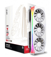 Відеокарта XFX Mercury AMD Radeon RX 9070XT OC White Magnetic Air Edition RGB (RX-97TMARGW9)