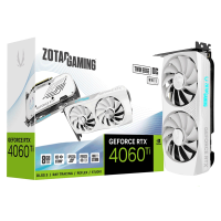 Відеокарта ZOTAC GeForce RTX 4060 Ti 8Gb Twin Edge OC White Edition (ZT-D40610Q-10M)