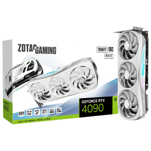Відеокарта ZOTAC GeForce RTX 4090 Trinity OC White Edition (ZT-D40900Q-10P)