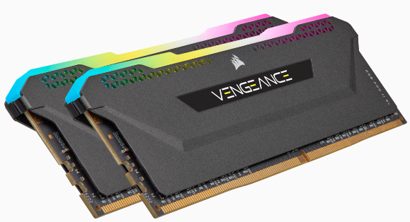 Модуль пам’яті Corsair Vengeance RGB PRO SL BLACK 32GB (2x16) DDR4 3200MHz (CMH32GX4M2E3200C16)
