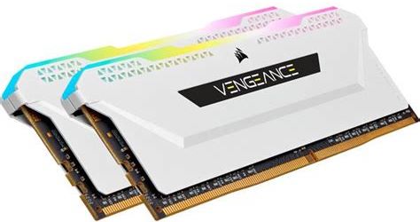 Модуль пам’яті Corsair Vengeance RGB PRO SL WHITE 16GB (2x8) DDR4 3600MHz (CMH16GX4M2D3600C18W)