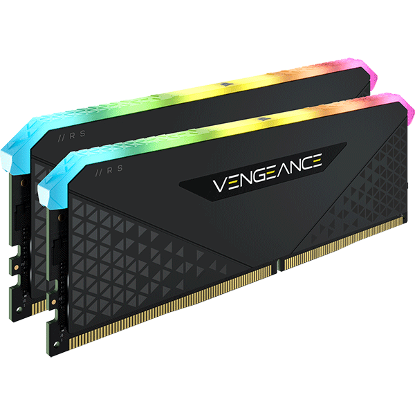 Модуль пам’яті Corsair Vengeance RGB RT BLACK 32GB(2x16) DDR4 3600MHz (CMN32GX4M2Z3600C18)