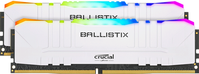 Модуль пам’яті Crucial Ballistix RGB White 16GB (2x8) DDR4 3200MHz (BL2K8G32C16U4WL)