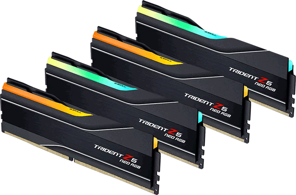 Модуль пам’яті G.Skill Trident Z5 NEO RGB 256GB (4x64) DDR5 6000MHz AMD EXPO (F5-6000J3644D64GX4-TZ5NR)