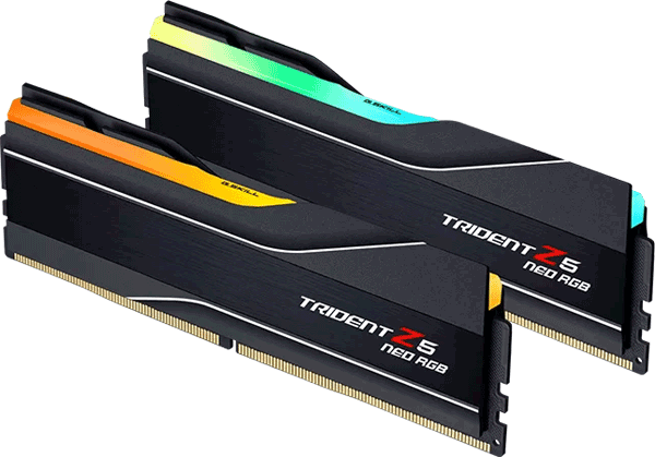 Модуль пам’яті G.Skill Trident Z5 NEO RGB 32GB (2x16) DDR5 6000MHz AMD EXPO (F5-6000J3238F16GX2-TZ5NR)