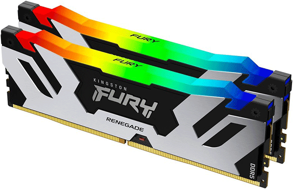 Модуль пам’яті Kingston Fury Renegade RGB 96GB (2x48) DDR5 6400 MHz (KF564C32RSAK2-96)