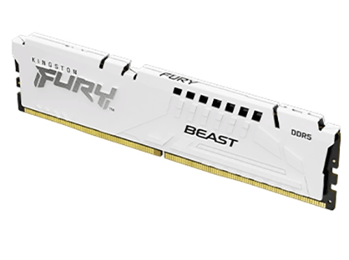 Модуль пам’яті Kingston Fury Beast White 16GB (1x16) DDR5 5200 MHz AMD EXPO (KF552C36BWE-16)