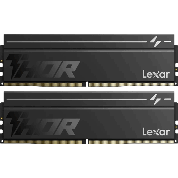 Модуль пам’яті Lexar Thor 2nd Gen 16GB (2x8) DDR5 6000 MHz Black (LD5U08G60C380V-RGD) Модуль пам’яті Lexar Thor 2nd Gen 16GB (2x8) DDR5 6000 MHz Black (LD5U08G60C380V-RGD)