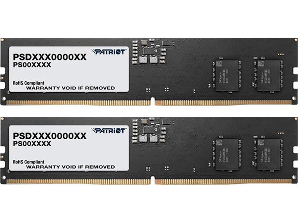 Модуль пам’яті PATRIOT SIGNATURE LINE 32GB (2x16) DDR5 4800 MHz (PSD532G4800K)