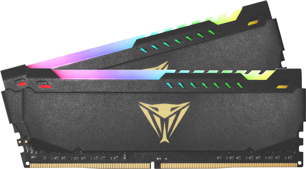 Модуль пам’яті PATRIOT Viper Steel RGB 64Gb (2x32) DDR4 3200 MHz (PVSR464G320C8K)