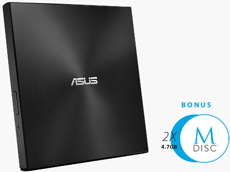 Накопичувач оптичний ASUS ZenDrive U7M (SDRW-08U7M-U/BLK/G/AS) Black