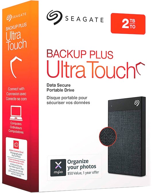 Жорсткий диск Seagate Backup Plus Ultra Touch 2TB Black (STHH2000400)