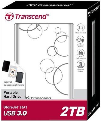 Жорсткий диск Transcend StoreJet 25A3 2TB (TS2TSJ25A3W)