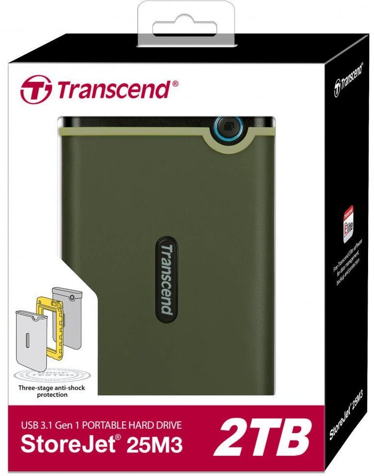 Жорсткий диск Transcend StoreJet 25M3 2TB (TS2TSJ25M3G)