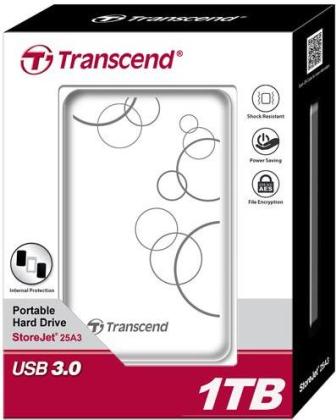 Жорсткий диск Transcend StoreJet 25A3 1TB (TS1TSJ25A3W)