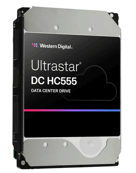 Жорсткий диск Western Digital Ultrastar DC HC555 20TB (WUH722020CLE6L4 / 0B48724)