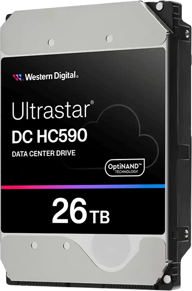 Жорсткий диск Western Digital Ultrastar DC HC590 26TB (WUH722626ALE6L4/ 0F65672)
