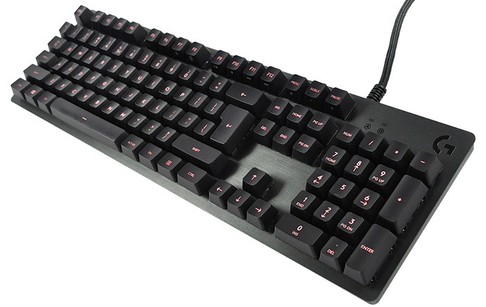 Клавіатура Logitech G413 Mechanical Gaming CARBON Red LED (920-008310)