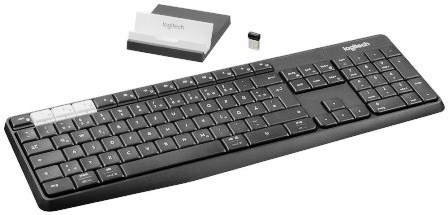 Клавіатура Logitech Wireless Keyboard K375S (920-008184)