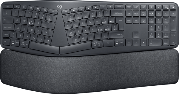 Клавіатура Logitech ERGO K860 Wireless Keyboard Graphite (920-010108, 920-010352)