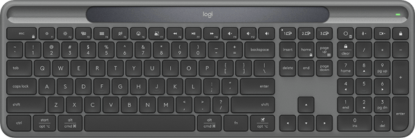 Клавіатура Logitech Signature Slim Solar+ wireless keyboard K980 Graphite (920-013764, 920-013779)