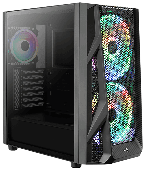 Корпус Aerocool AirHawk Duo ARGB Tempered Glass Black (AirHawk Duo-G-BK-v1)