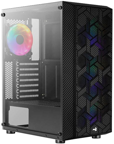 Корпус Aerocool Hive FRGB V2 Black (HIVE-G-BK-V2)